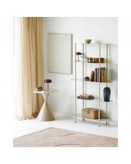 REGAŁ RIETI 90x31CM BEŻOWY