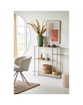 REGAŁ RIETI 118x31CM BEŻOWY