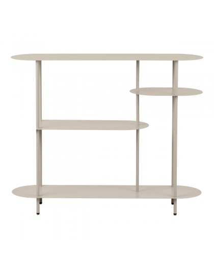 REGAŁ RIETI 118x31CM BEŻOWY