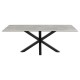 STÓŁ HEAVEN 200X100 CM CERAMIKA JASNOSZARA