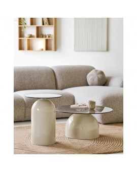 STOLIK RAVELLO 40CM BEŻOWY