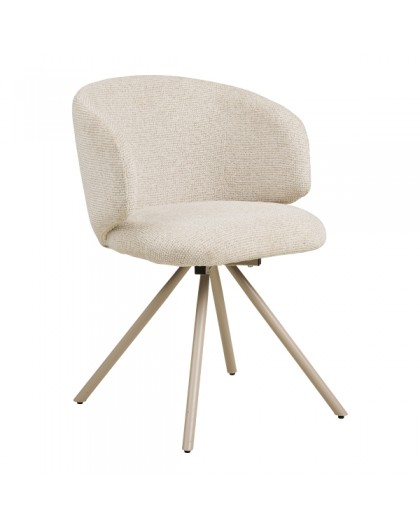 KRZESŁO OBROTOWE FULHAM BEŻOWE