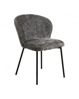 KRZESŁO ROANNE SZARE