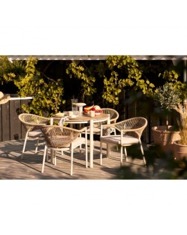 ST&Oacute;Ł OGRODOWY ABELA BEŻOWY