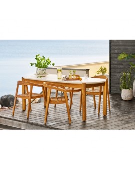 ST&Oacute;Ł OGRODOWY TERRACINA 210x95CM AKACJA