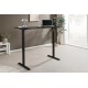 REGULOWANE BIURKO BLACK DESK 140X60 CM ANTRACYT