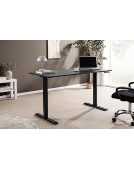 REGULOWANE BIURKO BLACK DESK 140X60 CM ANTRACYT