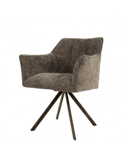 KRZESŁO OBROTOWE DORIS II BRĄZOWE