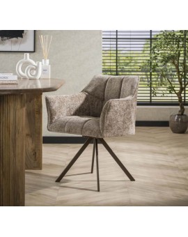 KRZESŁO OBROTOWE DORIS II TAUPE