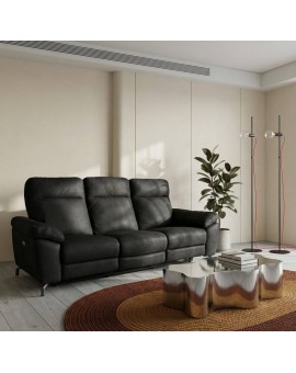 SOFA 3-OSOBOWA SELESTA CZARNA