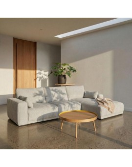 NAROŻNIK CALIFORNIA SZARY PRAWY