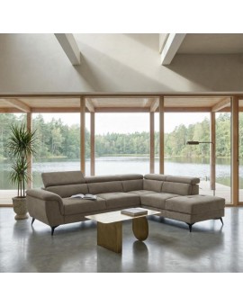 NAROŻNIK BETIS BEŻOWY LEWY