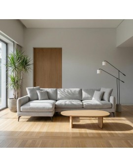 NAROŻNIK MAGGIE SZARY LEWY