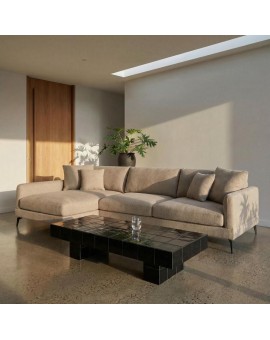 NAROŻNIK MAGGIE BEŻOWY PRAWY