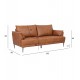 SOFA 3-OSOBOWA SOUL SKÓRA BRĄZOWA