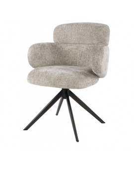 KRZESŁO OBROTOWE HERB II BEŻOWE