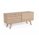 KOMODA A-LINE 160X45 CM DĄB BIELONY