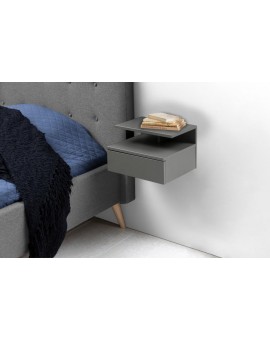 SZAFKA WISZĄCA ASHLAN - JASNOSZARA