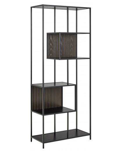 REGAŁ SEAFORD 77X35 CM CZARNY