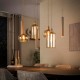 LAMPA WISZĄCA DORUK METALOWA BEŻOWA