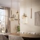 LAMPA WISZĄCA DORUK METALOWA BEŻOWA