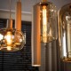 LAMPA WISZĄCA DORUK METALOWA BEŻOWA