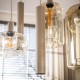 LAMPA WISZĄCA DORUK METALOWA BEŻOWA