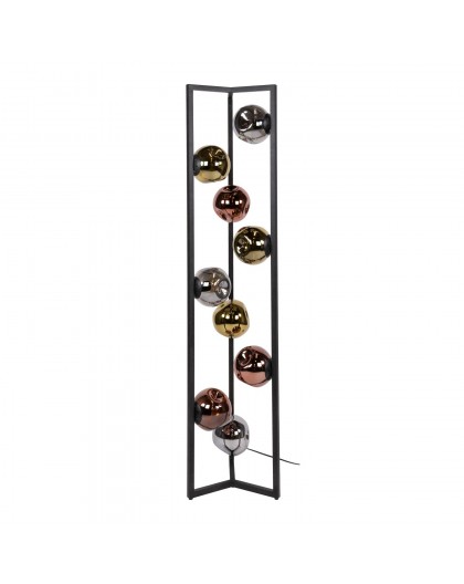 LAMPA PODŁOGOWA NOTTE IV METALOWA ANTRACYT