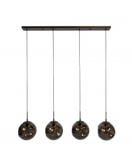 LAMPA WISZĄCA NOTTE II SZKŁO BRĄZOWE