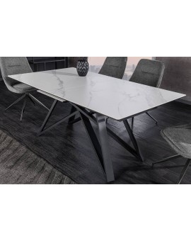 ST&Oacute;Ł ROZKŁADANY ATLAS 160-200X90 CM CERAMIKA BIAŁY