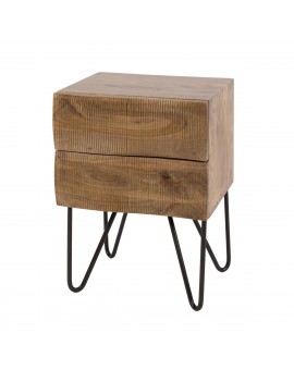 SZAFKA NOCNA SARA II 35X40 CM MANGO