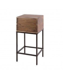SZAFKA NOCNA ARNO 30X30 CM AKACJA BRĄZOWA