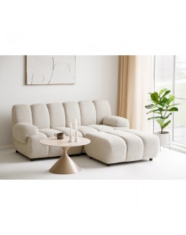 NAROŻNIK TAZA BEŻOWY 190x175CM PRAWY