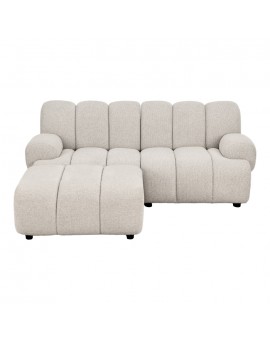 NAROŻNIK TAZA BEŻOWY 190x175CM LEWY