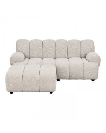 NAROŻNIK TAZA BEŻOWY 190x175CM LEWY