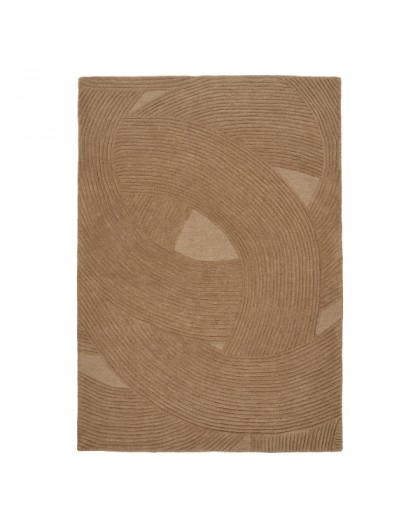 DYWAN PUNE 200X300 CM WEŁNIANY BRĄZOWY