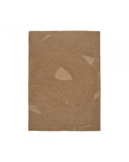 DYWAN PUNE 160X230 CM WEŁNIANY BEŻOWY