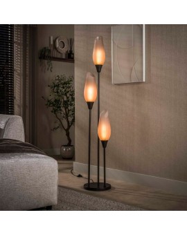LAMPA PODŁOGOWA BROOME SZKLANA BEŻOWA