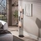 LAMPA PODŁOGOWA BROOME II SZKLANA BEŻOWA