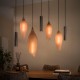 LAMPA WISZĄCA BROOME SZKLANA BEŻOWA