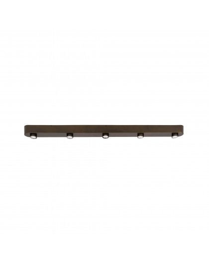 LAMPA SUFITOWA NICO 135X8 CM METALOWA BRĄZOWA