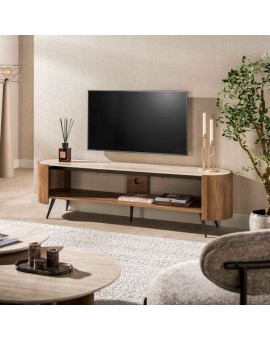 SZAFKA RTV FIFI 180X40 CM DĄB