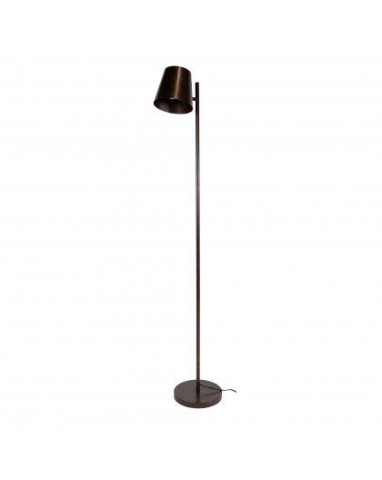LAMPA PODŁOGOWA KLASYK METALOWA BRĄZOWA
