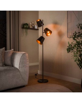 LAMPA PODŁOGOWA KLASYK II METALOWA BRĄZOWA