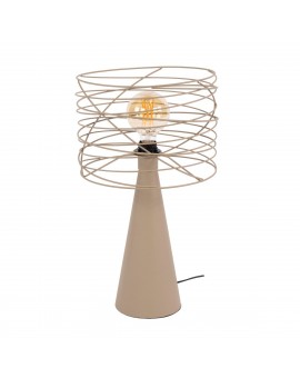 LAMPA STOŁOWA CLEO METALOWA BEŻOWA