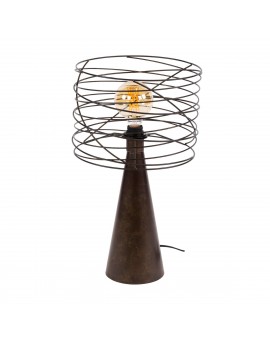 LAMPA STOŁOWA CLEO METALOWA BRĄZOWA