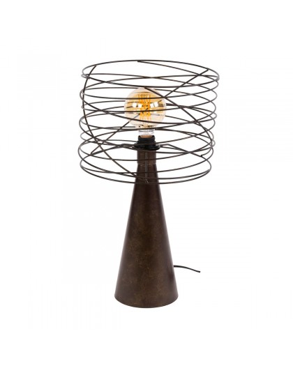 LAMPA STOŁOWA CLEO METALOWA BRĄZOWA