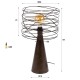 LAMPA STOŁOWA CLEO METALOWA BRĄZOWA