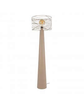 LAMPA PODŁOGOWA CLEO METALOWA BEŻOWA