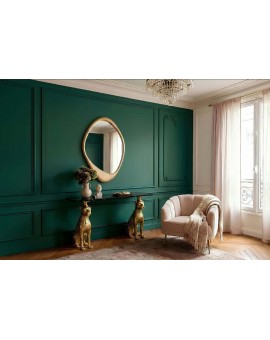 LUSTRO ORGANIC 94 CM ZŁOTE